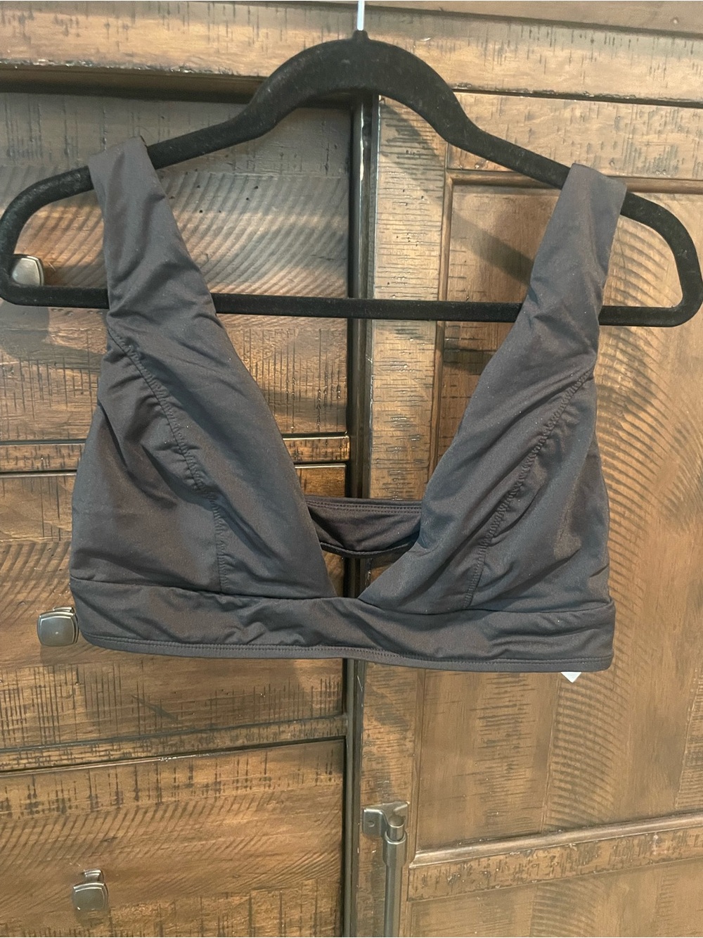 Andie Black Triangle Bikini Top Set of (3)